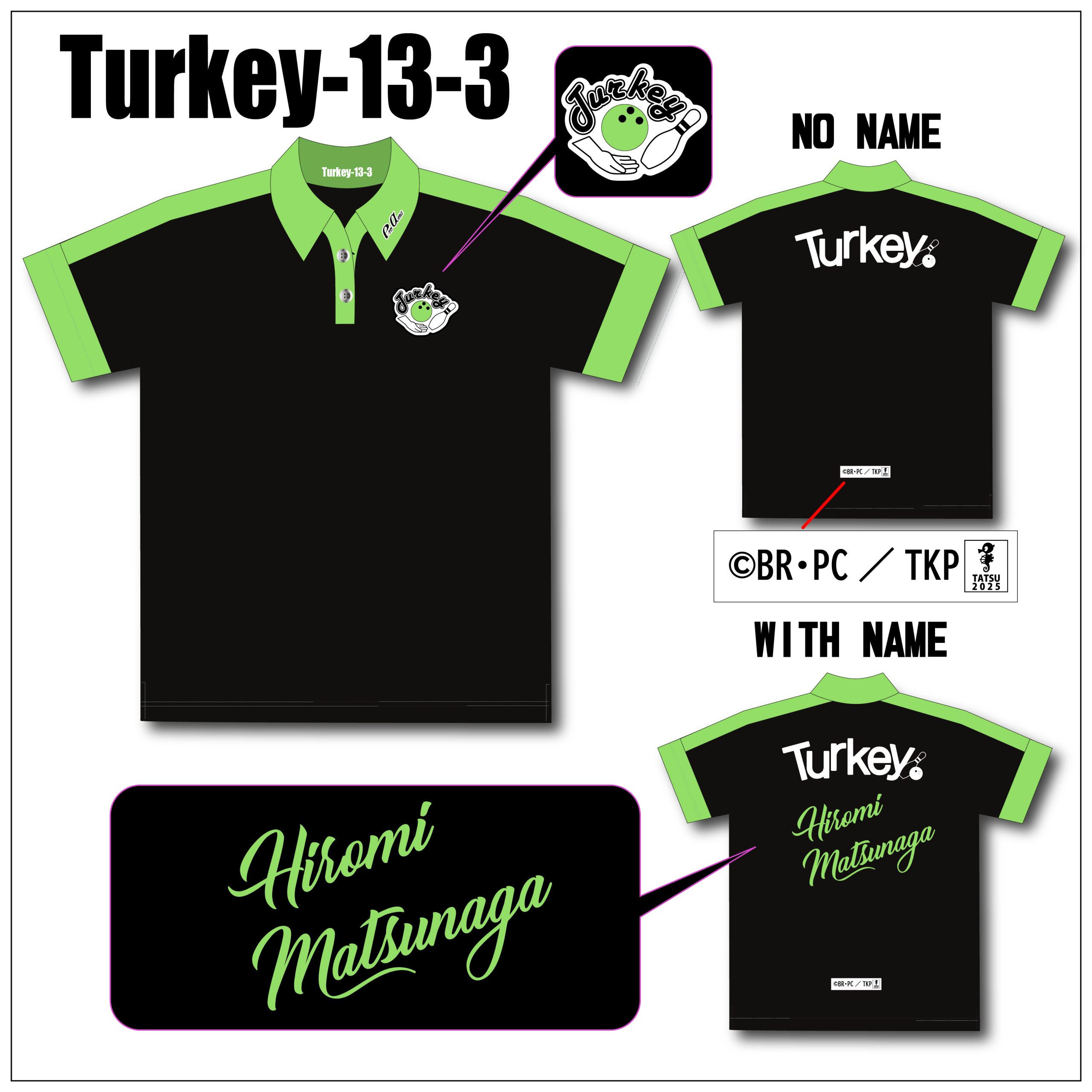 ポロ衿ラグランスリーブ - Goods｜オリジナルアニメ「Turkey!」公式サイト